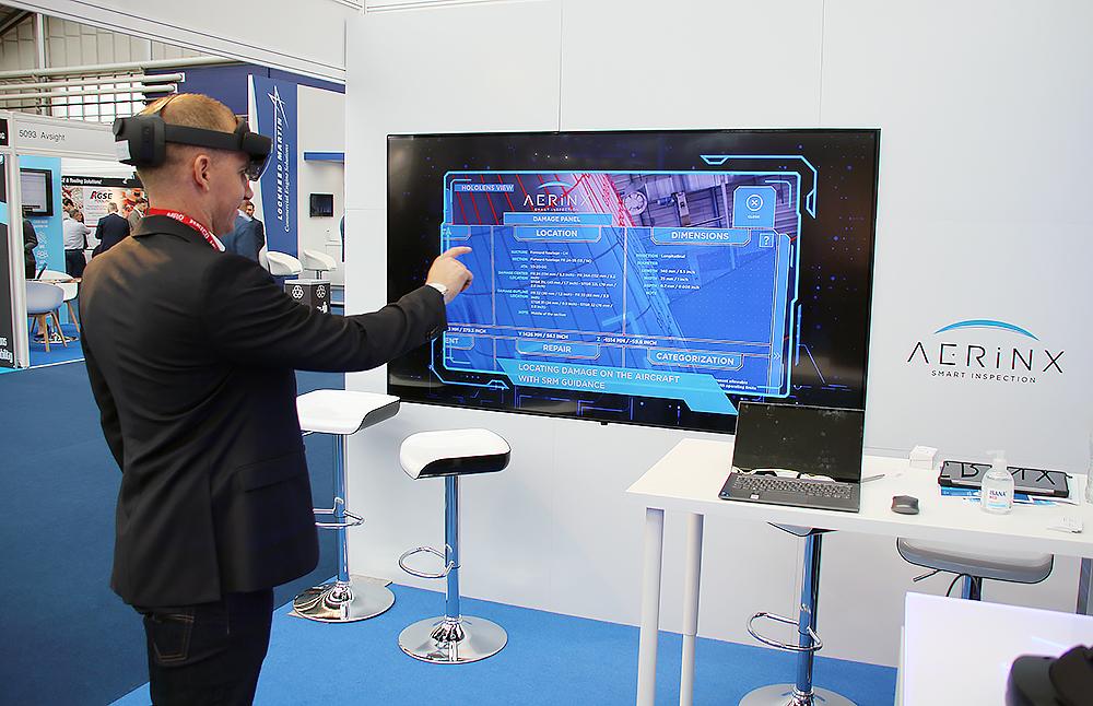 AerinX system on display at MRO Europe