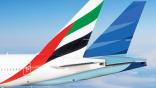 Emirates and Garuda tails