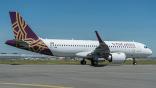 VIstara aircraft on runway