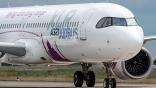 Airbus A321XLR on runway