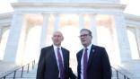 British Defense Secretary John Healey and Prime Minister Keir Starmer 