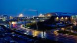 dublin airport at night