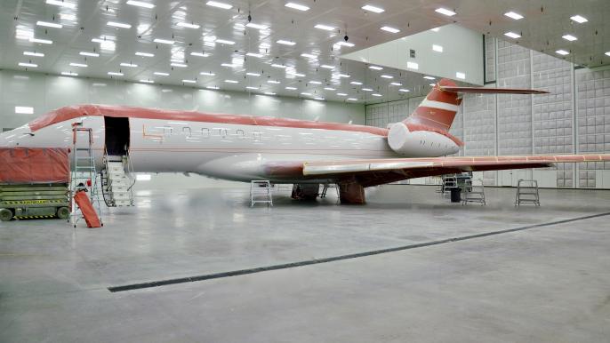 Flying Colours Paint Hangar In Ontario