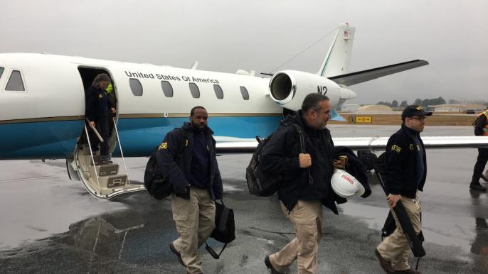 NTSB Go team arriving for an accident investigation. Photo credit: Robert L. Sumwalt