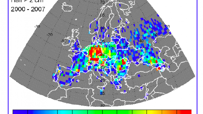 European Hail Frequency