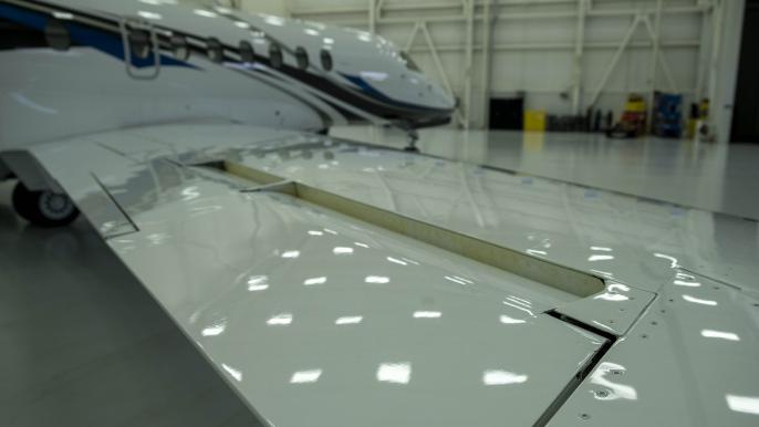 Cessna Citation Longitude ailerons