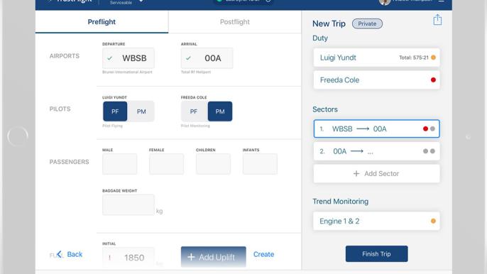 TrustFlight digital tech log